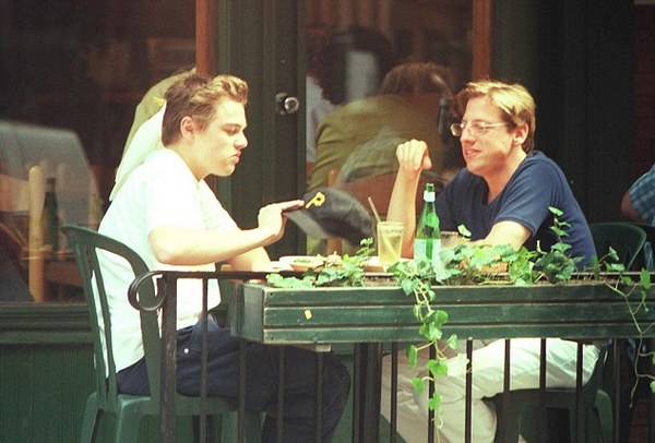 Leonardo DiCaprio (with bird) & Dana Giacchetto (banker accused of defrauding celeb clients) September 4, 1998 © Bill Davila/Retna Ltd, USA